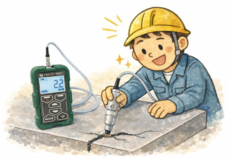 亀裂の深さ測定「Depth Master」